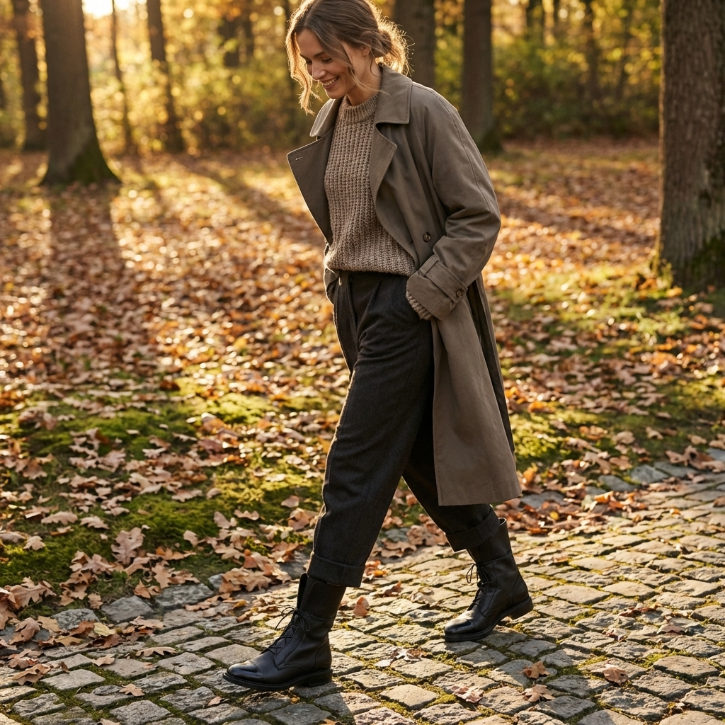 Sienna | Women's Leather Lace-Up High Boots