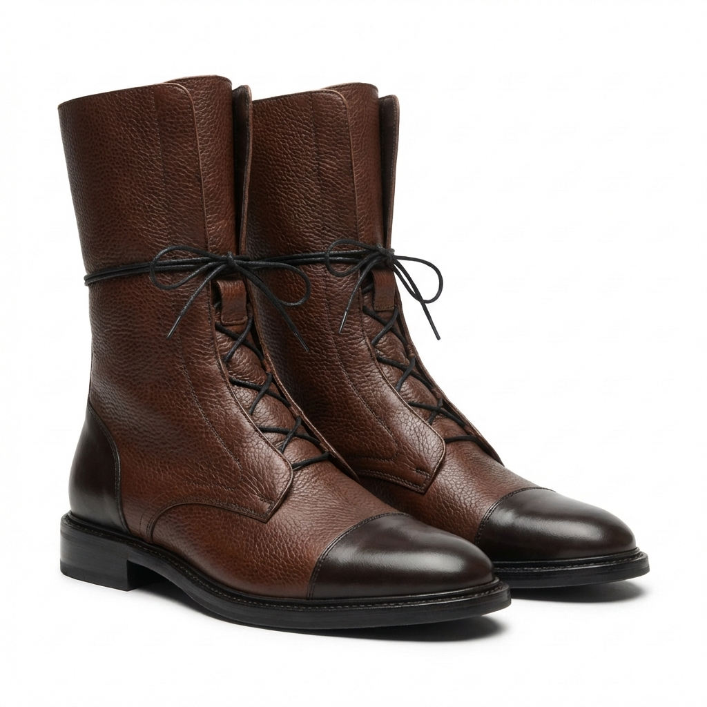 Sienna | Women's Leather Lace-Up High Boots
