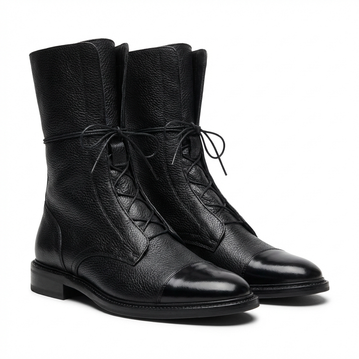 Sienna | Women's Leather Lace-Up High Boots