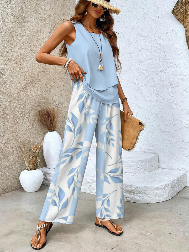 Sienna | Women's Lightweight Wide-Leg Trouser Set