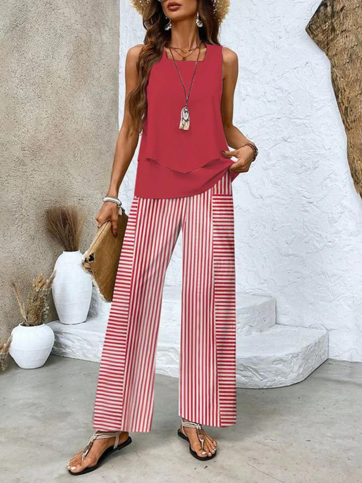 Sienna | Women's Lightweight Wide-Leg Trouser Set