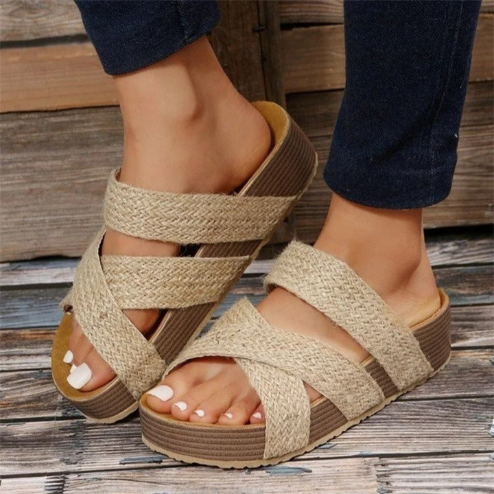 Soleil | Women's Comfortable Crossover Sandals