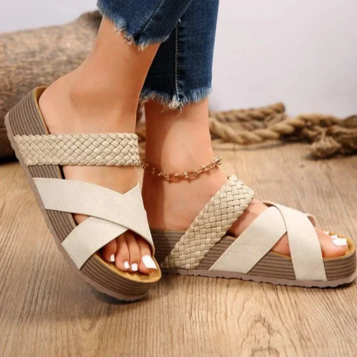 Soleil | Women's Comfortable Crossover Sandals