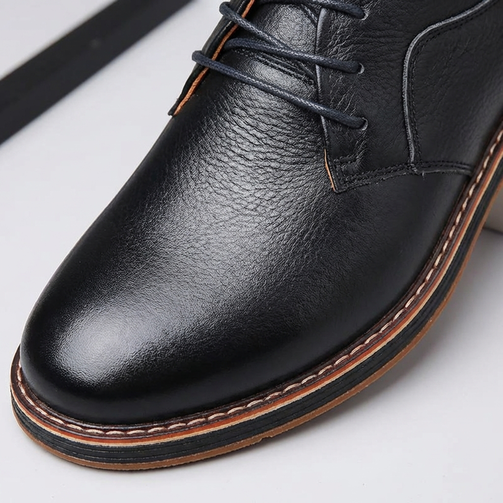 Sutton | Men's Leather Lace-Up Derby Shoes