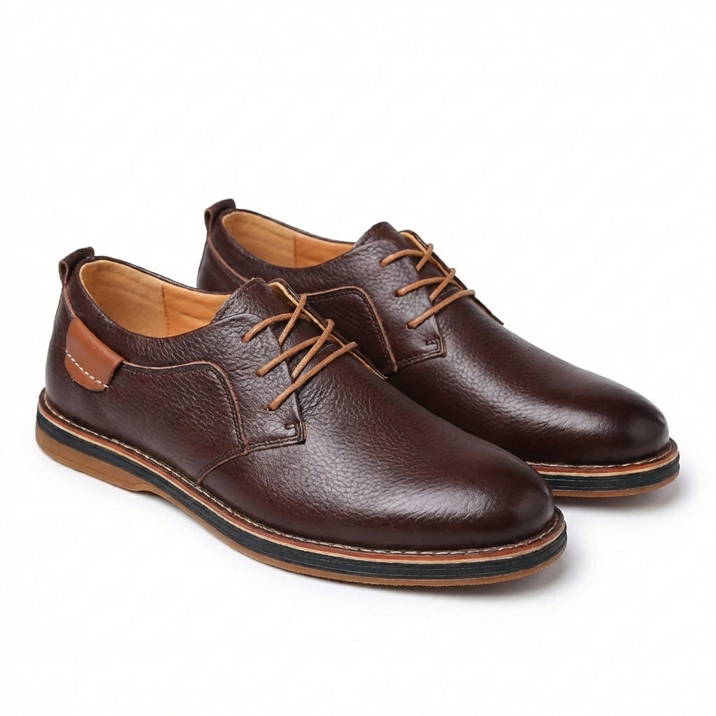 Sutton | Men's Leather Lace-Up Derby Shoes