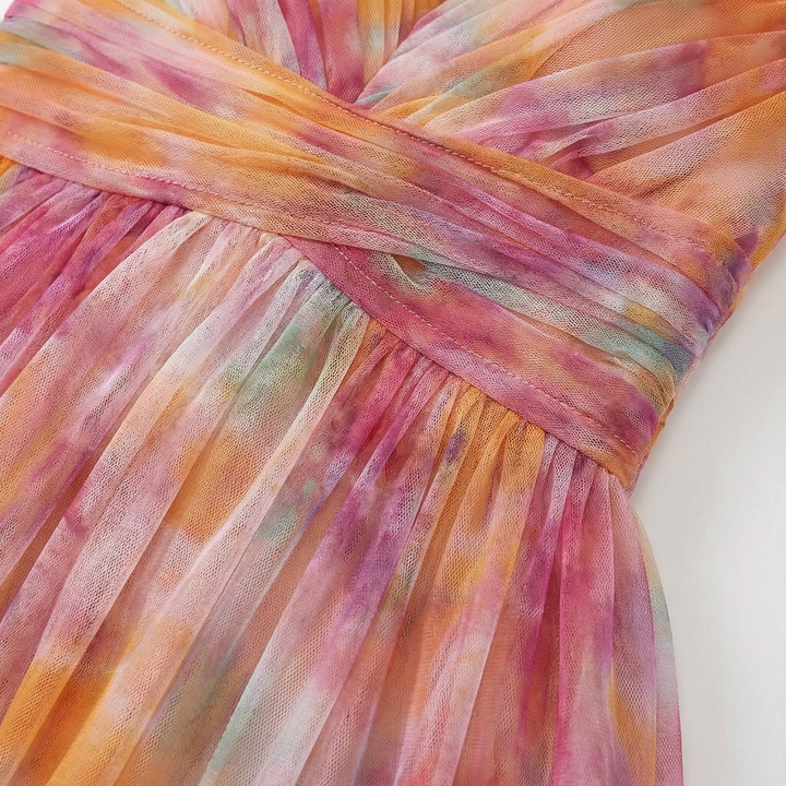 Talia | Women Dress With Watercolour Print | Maxi
