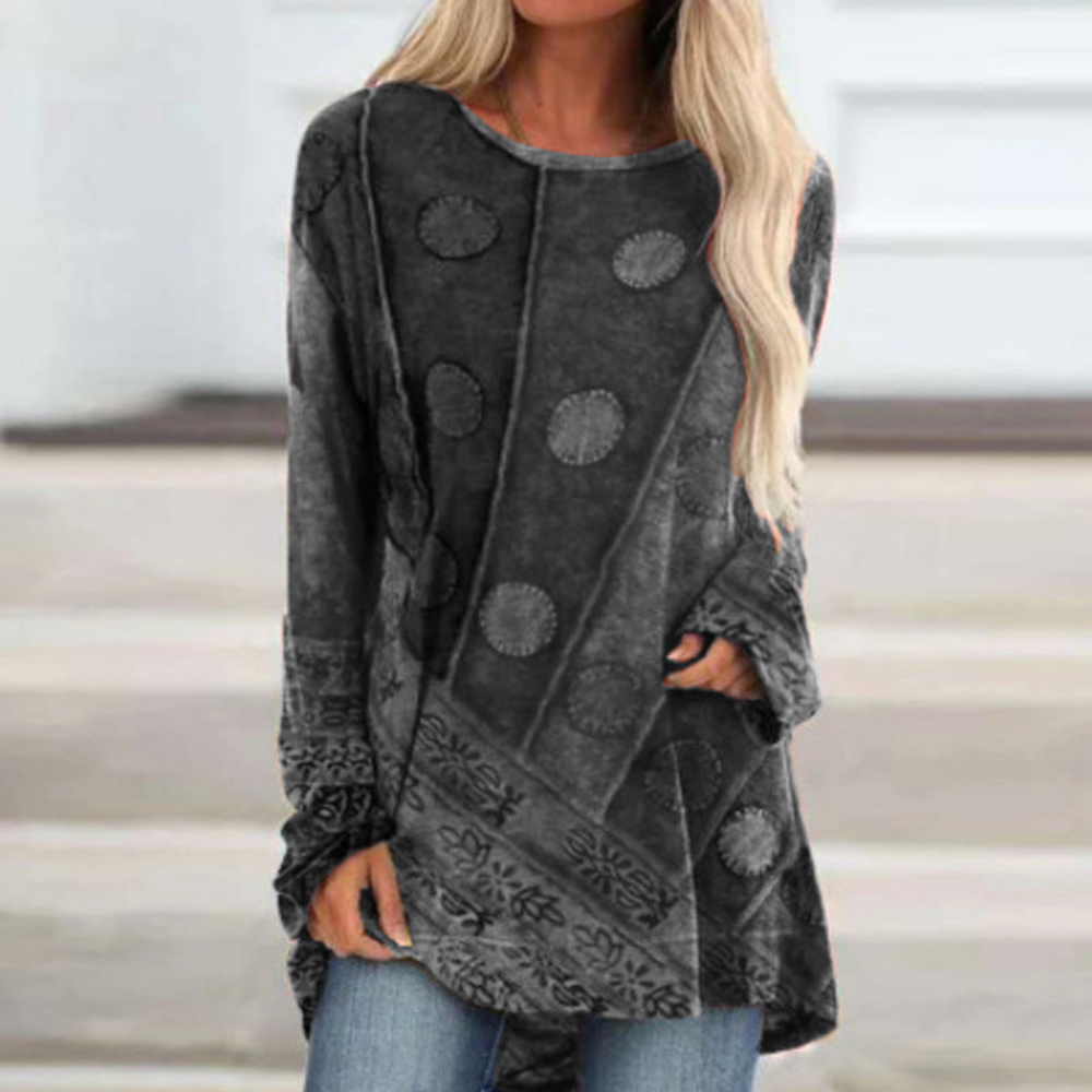 Tamsin | Women's Boho Print Long Sleeve Tunic