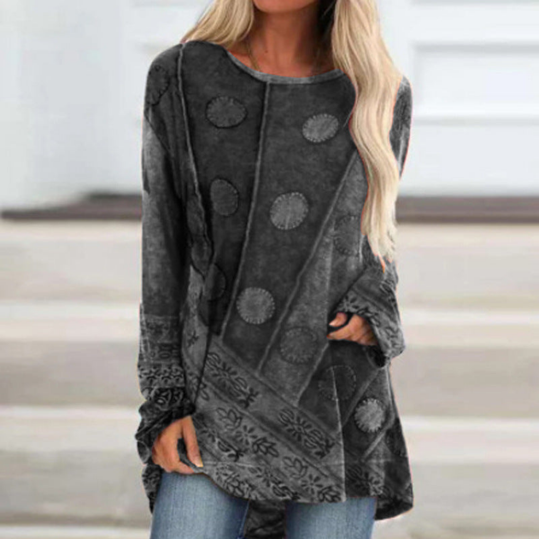 Tamsin | Women's Boho Print Long Sleeve Tunic