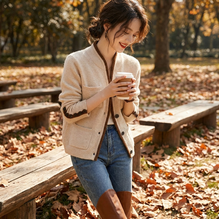 Thea | Women's Breathable Button-Front Cardigan