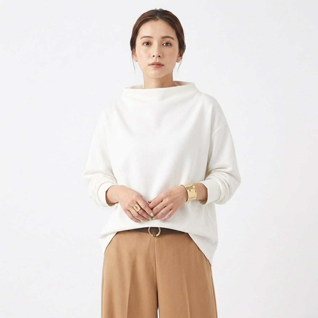Thea | Women's Breathable Oversized Cowl Neck Sweatshirt