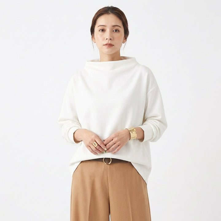 Thea | Women's Breathable Oversized Cowl Neck Sweatshirt