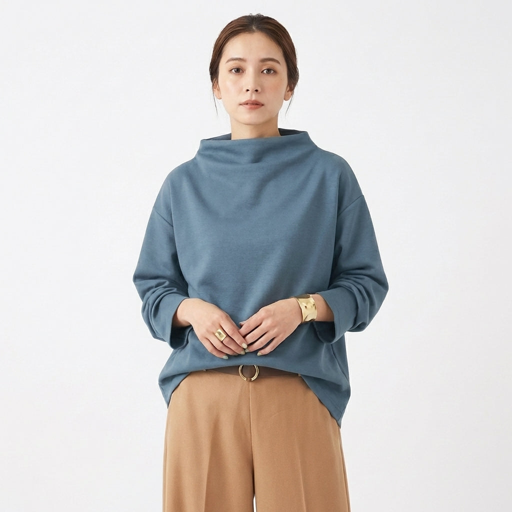 Thea | Women's Breathable Oversized Cowl Neck Sweatshirt