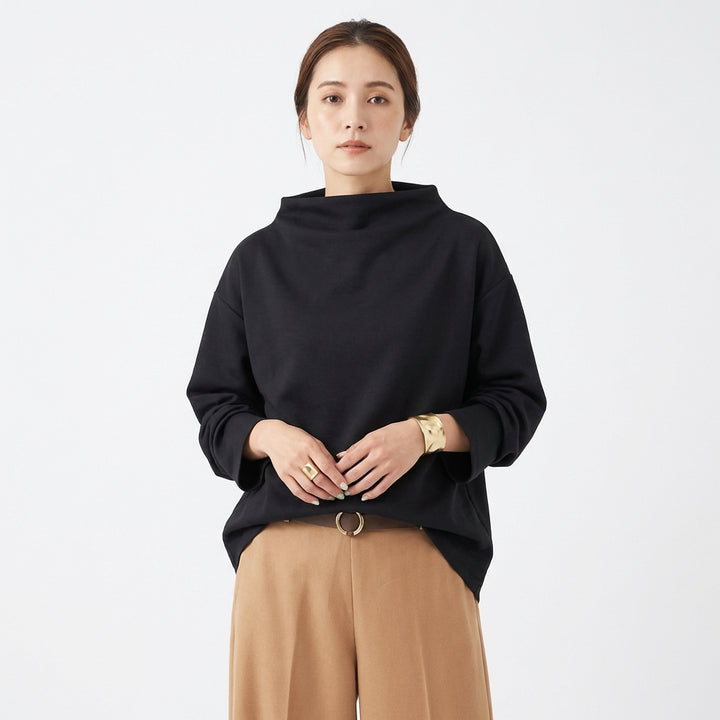 Thea | Women's Breathable Oversized Cowl Neck Sweatshirt