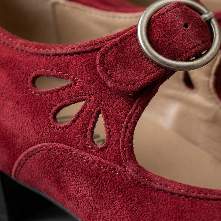 Wren | Women's Breathable Buckle Strap Low Heel Mary Jane Shoes