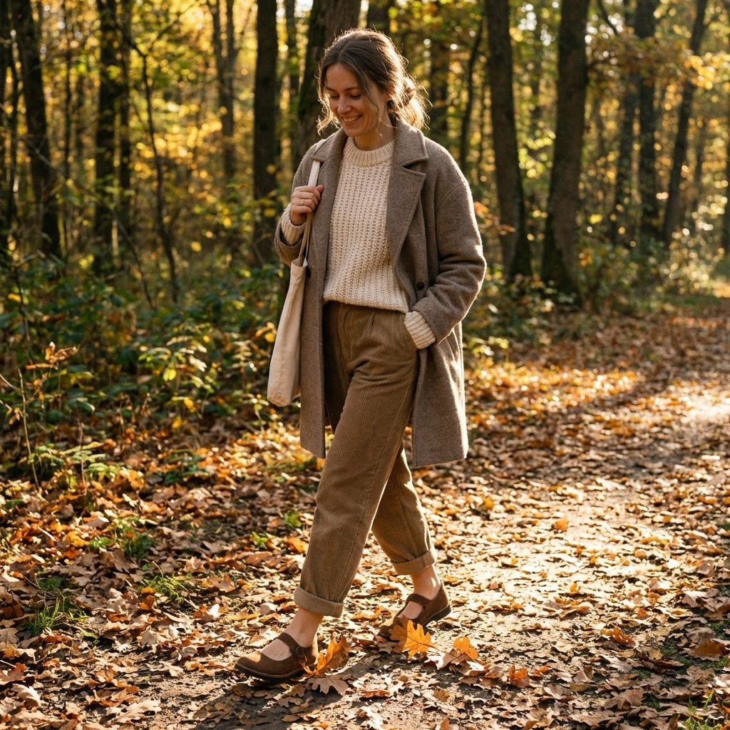 Wren | Women's Breathable Suede Mary Jane Flats