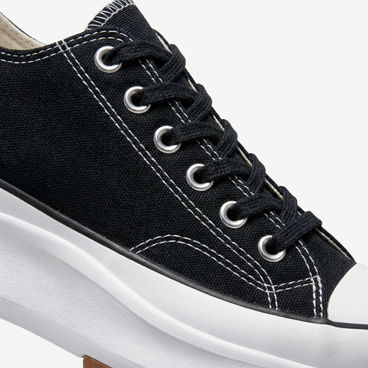 Wren | Women's Canvas Platform Lace-Up Trainers