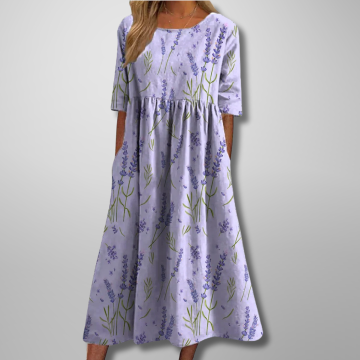 Wren | Women's Cotton Smock Midi Dress
