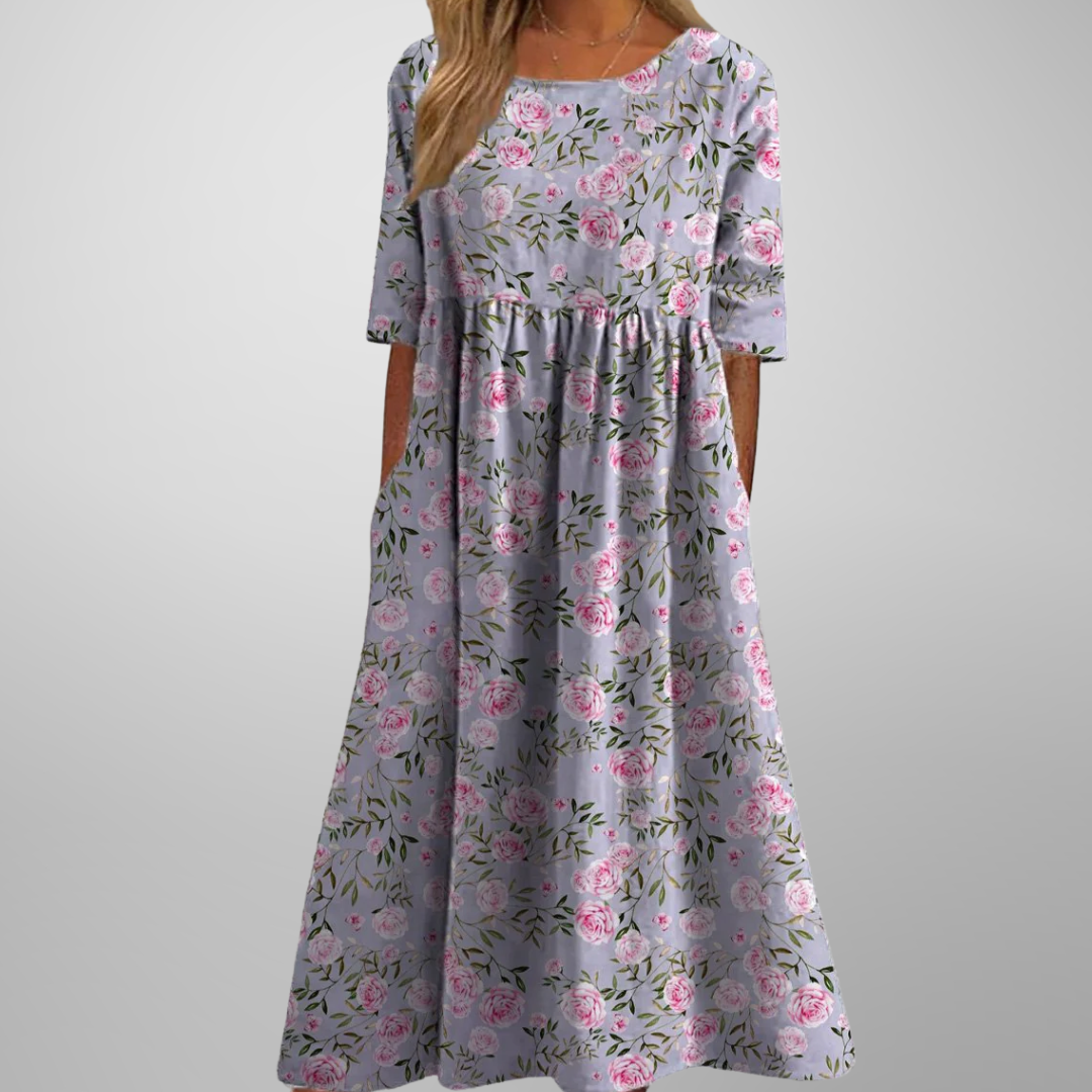 Wren | Women's Cotton Smock Midi Dress