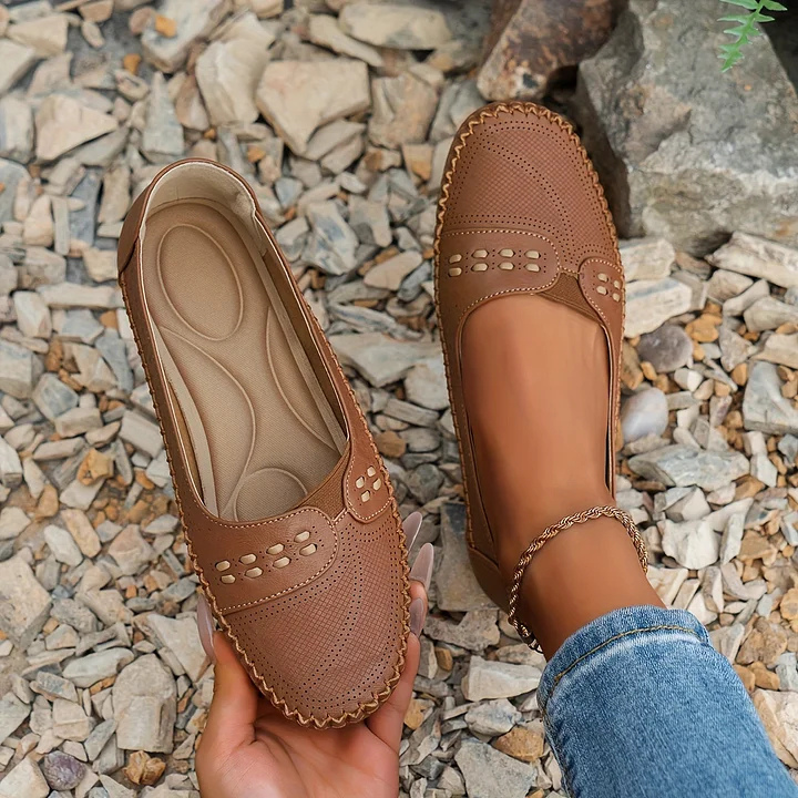 Wren | Women's Orthopaedic Memory Foam Breathable Slip-On Flats