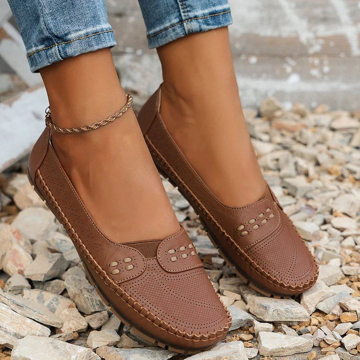 Wren | Women's Orthopaedic Memory Foam Breathable Slip-On Flats