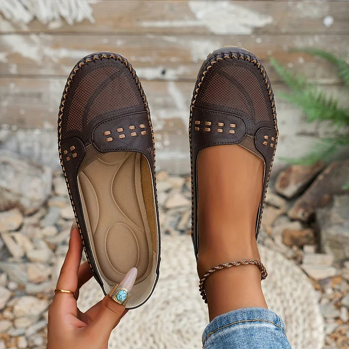 Wren | Women's Orthopaedic Memory Foam Breathable Slip-On Flats