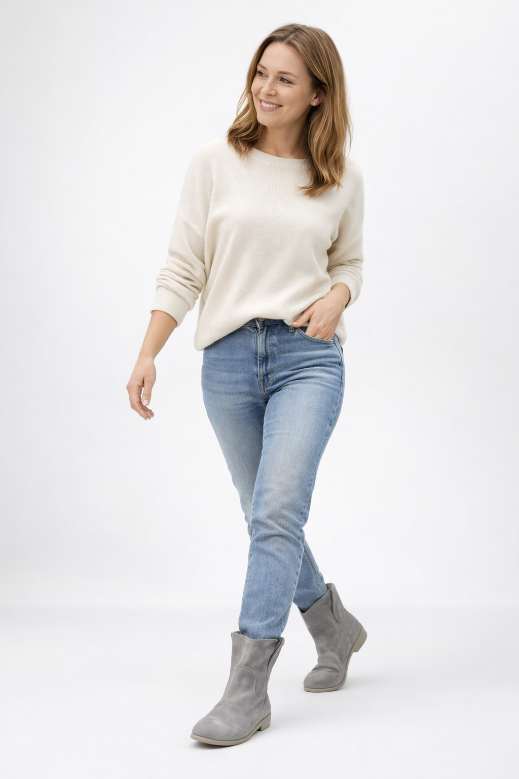 Wren | Women's Suede Ankle Cowgirl Boots