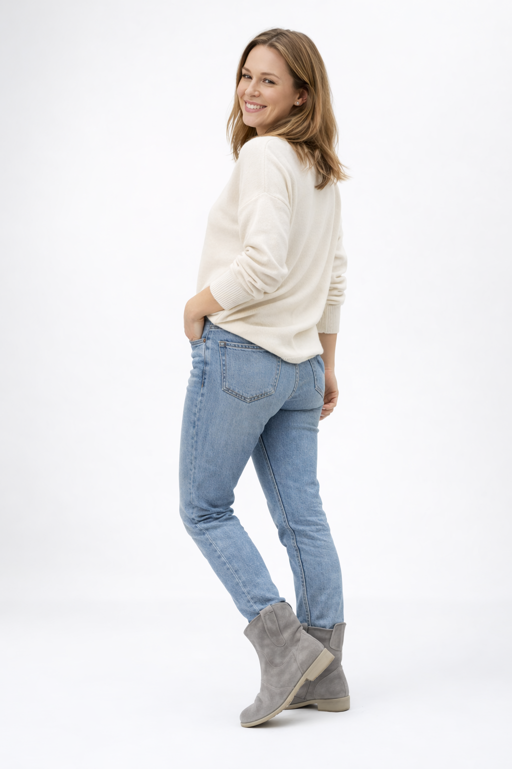 Wren | Women's Suede Ankle Cowgirl Boots