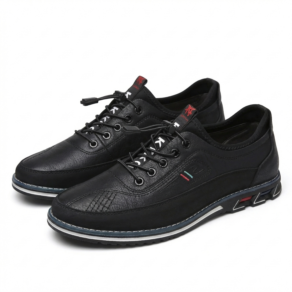 Zane | Men's Leather Casual Low-Top Trainers