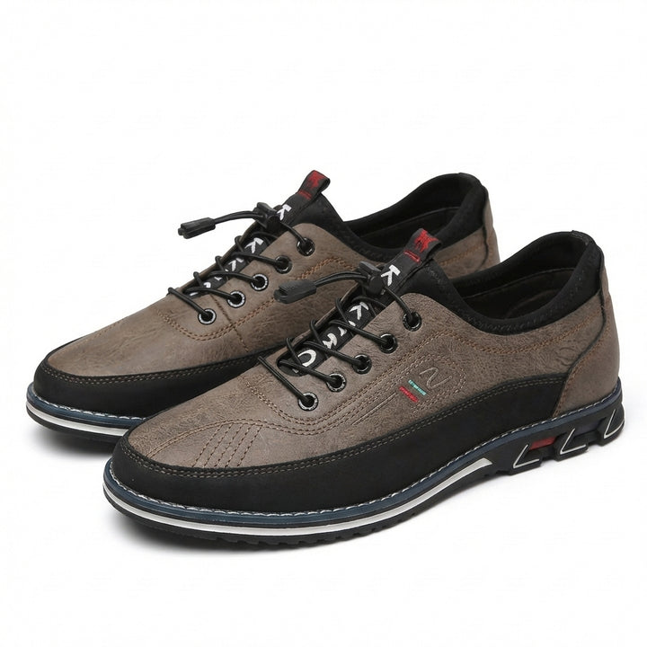 Zane | Men's Leather Casual Low-Top Trainers