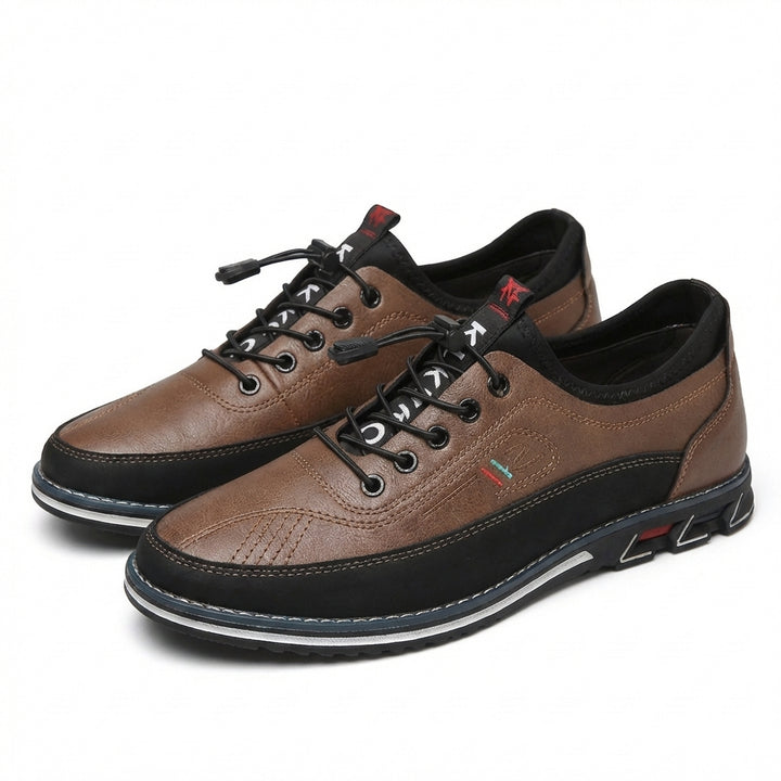 Zane | Men's Leather Casual Low-Top Trainers
