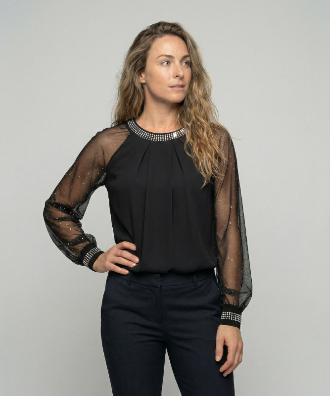 Zara | Women's Black Long Sleeve Shirt