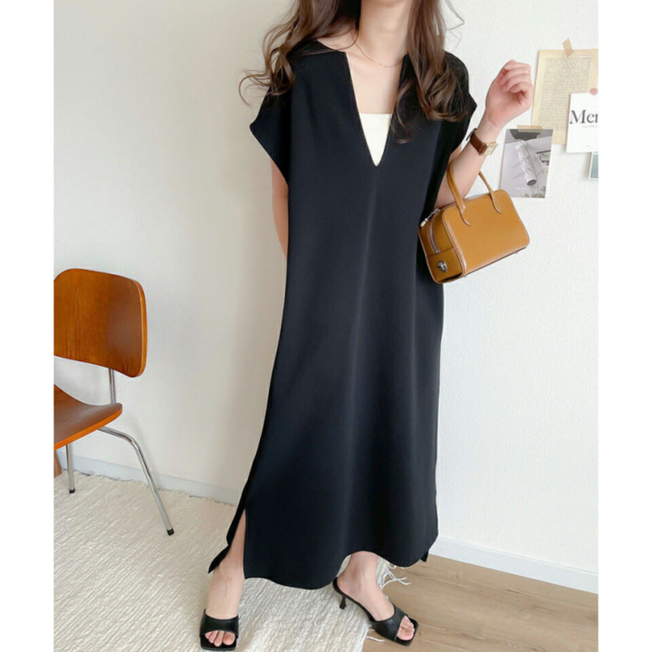 Zinnia | Women's Stretch V-Neck Sleeveless Longline Tunic